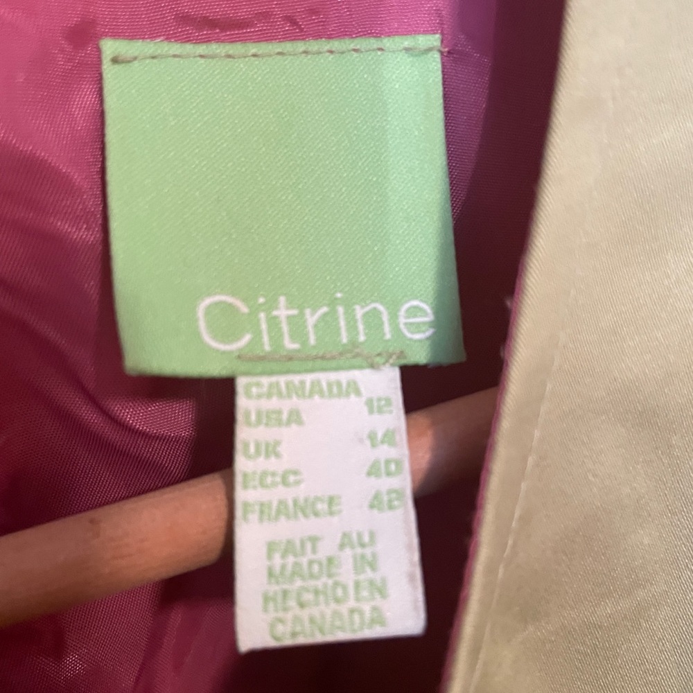 Citrine Canada Mod Chartreuse Shift Dress, 12 - image 3